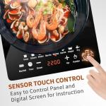 Portable Induction Cooktop with Touch Controls