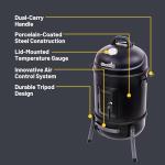 Char-Broil 16" Bullet Charcoal Smoker, Black