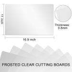 ZENFUN 30 Pack Flexible Plastic Cutting Board Mats