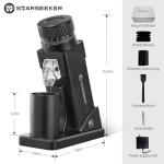 Electric Coffee Grinder with Titanium Burrs