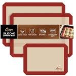 Hotec Silicone Baking Mats – Non-Stick 3 Pack