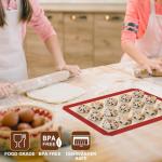 Hotec Silicone Baking Mats – Non-Stick 3 Pack