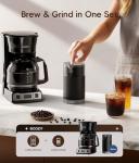 Ecozy 12-Cup Programmable Coffee Maker with Grinder