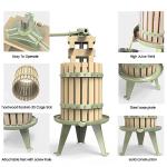 EJWOX Manual 1.6 Gallon Fruit and Wine Press