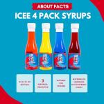 ICEE Slushie Syrups Variety Pack - 4 Flavors