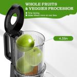 WHUTO Cold Press Juicer with Wide Feed Chute