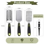 Mini Handheld Cheese Grater and Zester Set