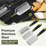 Mini Handheld Cheese Grater and Zester Set