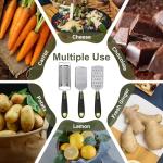 Mini Handheld Cheese Grater and Zester Set