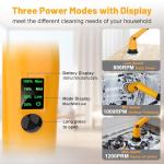 Electric Spin Scrubber with 8 Brush Attachments