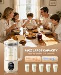 8-in-1 Nut Milk Maker with Self-Cleaning Feature