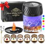 Electric Whiskey Smoker Kit with Built-in Lighter