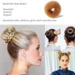 Mini Hair Bun Maker for Kids, 6 Pack