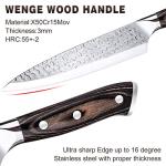 16-Piece Kitchen Knife Set with Sharpener and Block