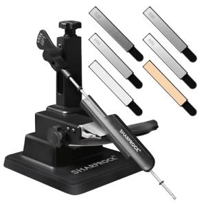 SHARP ROCK Professional Knife Sharpener with 7 Whetstones