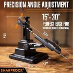 SHARP ROCK Professional Knife Sharpener with 7 Whetstones