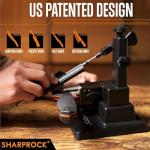 SHARP ROCK Professional Knife Sharpener with 7 Whetstones