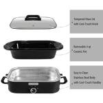 4-Quart Slow Cooker with Warm Setting, Black
