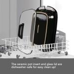 4-Quart Slow Cooker with Warm Setting, Black