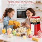 OSTBA Retro Electric Air Popcorn Maker Machine