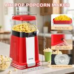 OSTBA Retro Electric Air Popcorn Maker Machine