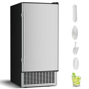 Stainless Steel Countertop Ice Maker Machine 100 lbs