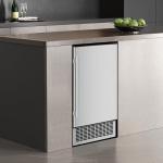 Stainless Steel Countertop Ice Maker Machine 100 lbs