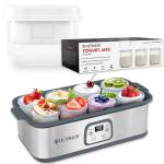 Probiotic Yogurt Maker Bundle with Strainer & Jars