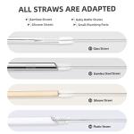 9-Piece Straw Cleaning Brush Kit for Tumblers