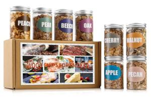 Wood Smoking Chips Sampler Pack - 8 Flavors