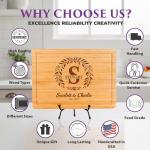 Personalized Engraved Cutting Board for Couples