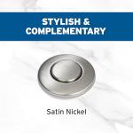 InSinkErator Dual Outlet Air Switch Kit, Satin Nickel