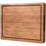 Acacia Wood Cutting Board with Juice Grooves