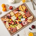 Acacia Wood Cutting Board with Juice Grooves