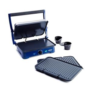 Blue Diamond Nonstick Electric Griddle with Plates
