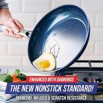 Blue Diamond Nonstick Electric Griddle with Plates