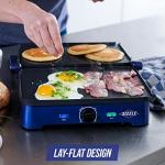 Blue Diamond Nonstick Electric Griddle with Plates