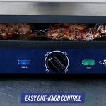 Blue Diamond Nonstick Electric Griddle with Plates