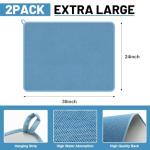 Hushee Extra Large Absorbent Dish Drying Mats