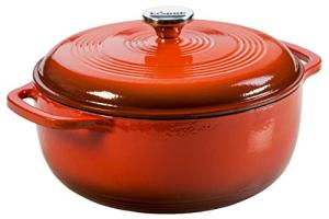 Lodge 6 Quart Enameled Cast Iron Dutch Oven