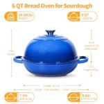 ONKO 6QT Dutch Oven for Sourdough Baking