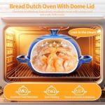 ONKO 6QT Dutch Oven for Sourdough Baking