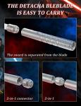 Light-Saber Metal-Hilt RGB Dual Bladed Dueling Set
