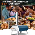 Freekite 13-Inch Portable Wood Fired Pizza Oven