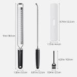 Cheese Grater and Zester with Comfortable Grip