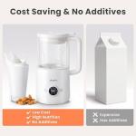 6-in-1 Automatic Nut Milk Maker for Plant-Based Drinks