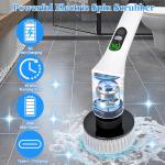 Cordless Electric Spin Scrubber with LCD Display