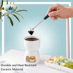 Mini Fondue Pot Set with Forks and Tealights