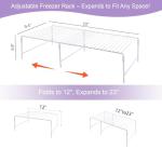 Adjustable Freezer Shelf Rack for Space Saving