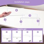 Adjustable Freezer Shelf Rack for Space Saving